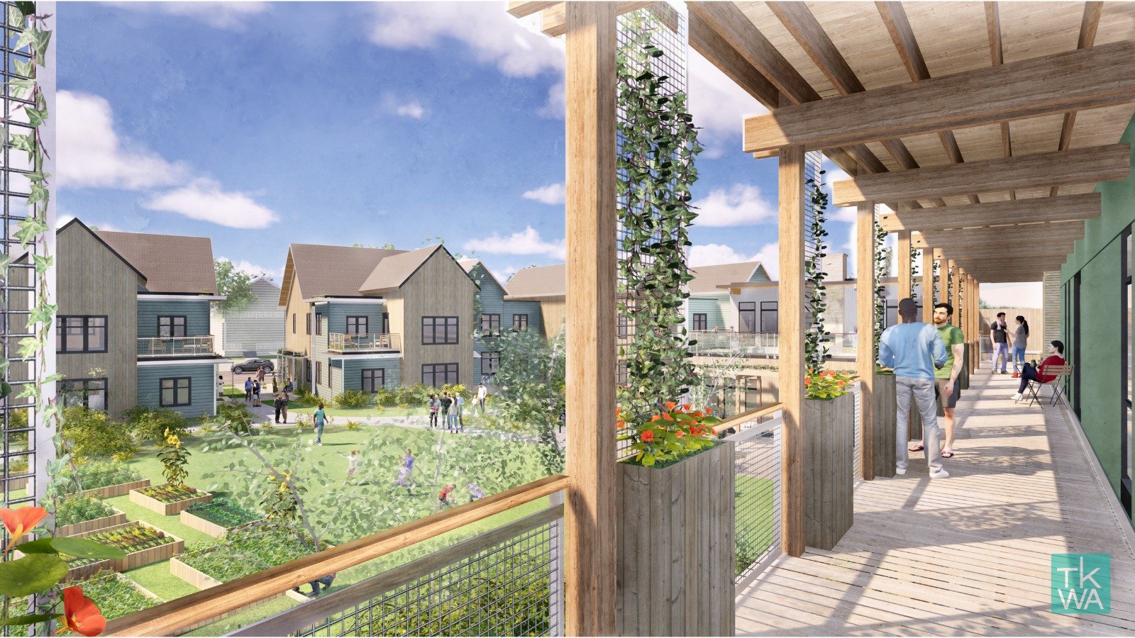 Balcony Overlooking the Commons