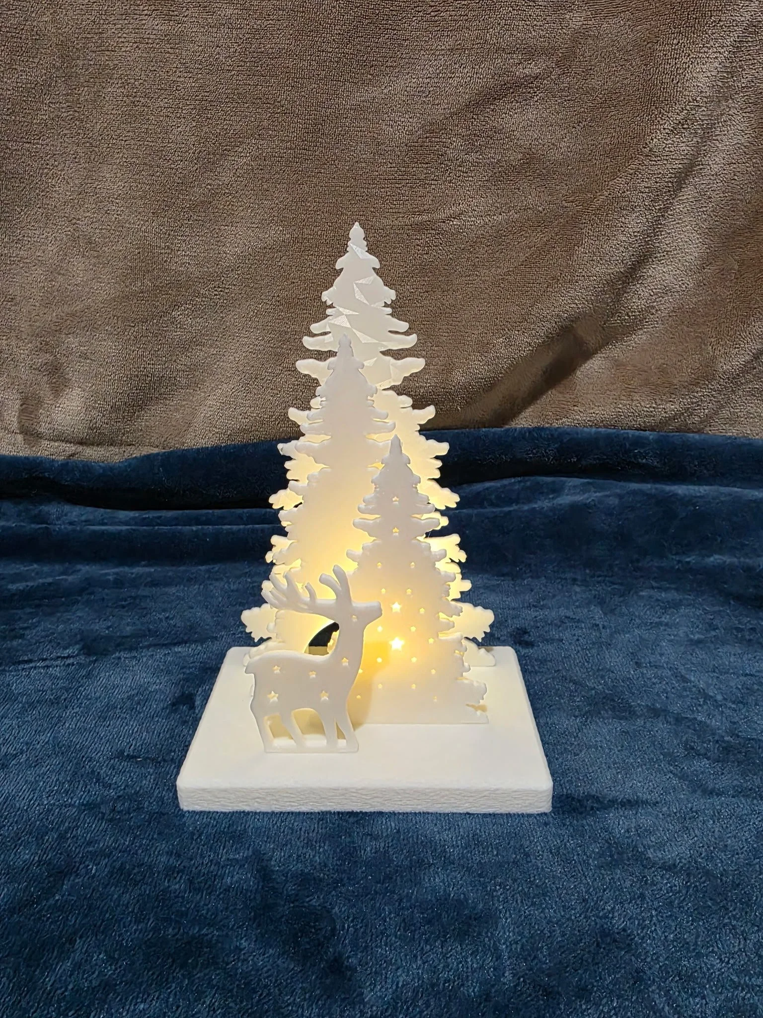 Christmas Trees with deer