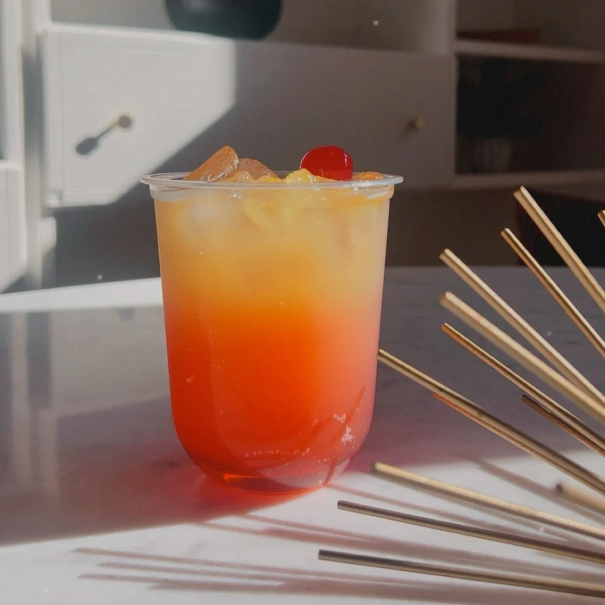 This Cherry Apple Suga Wata is giving Sunbury Sunset Vibes. 🫶🏾 Add your favorite flavors to our lemonade to create a refreshing drink that&rsquo;s great until the last drop!