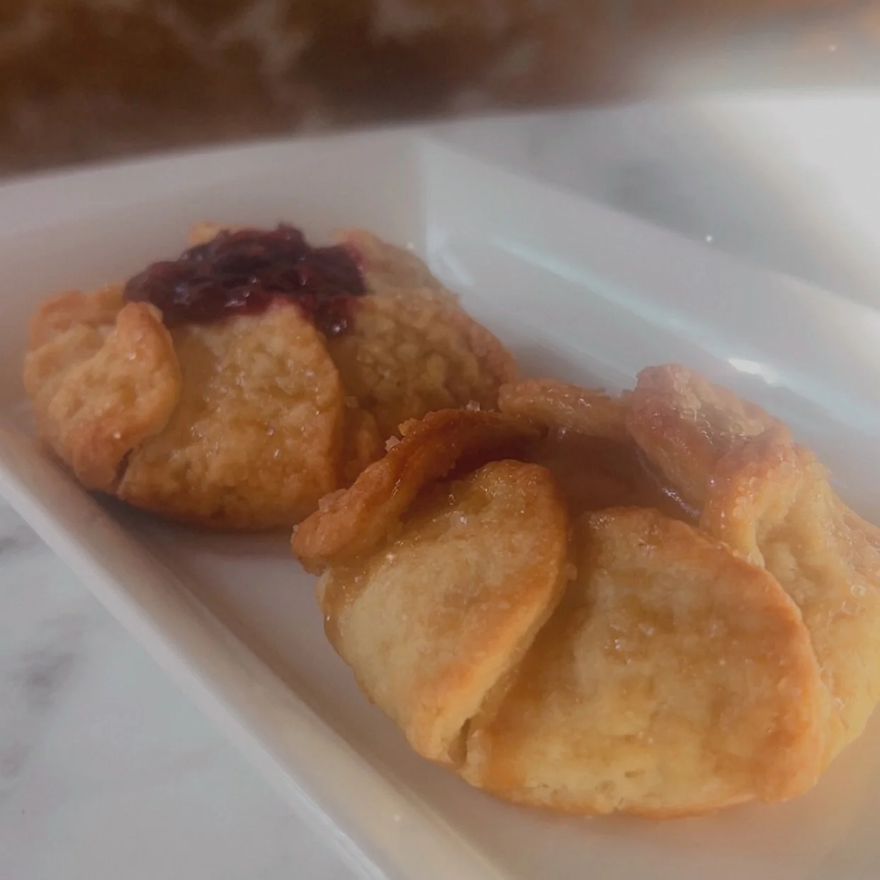 New Dessert Alert ✨ These mini pies are delicious even if you don&rsquo;t love apple. Choose Caramel Apple or Berry Apple and let us know if you like them as much as we do. #SunburyCoffeeBar #DowntownHinesville