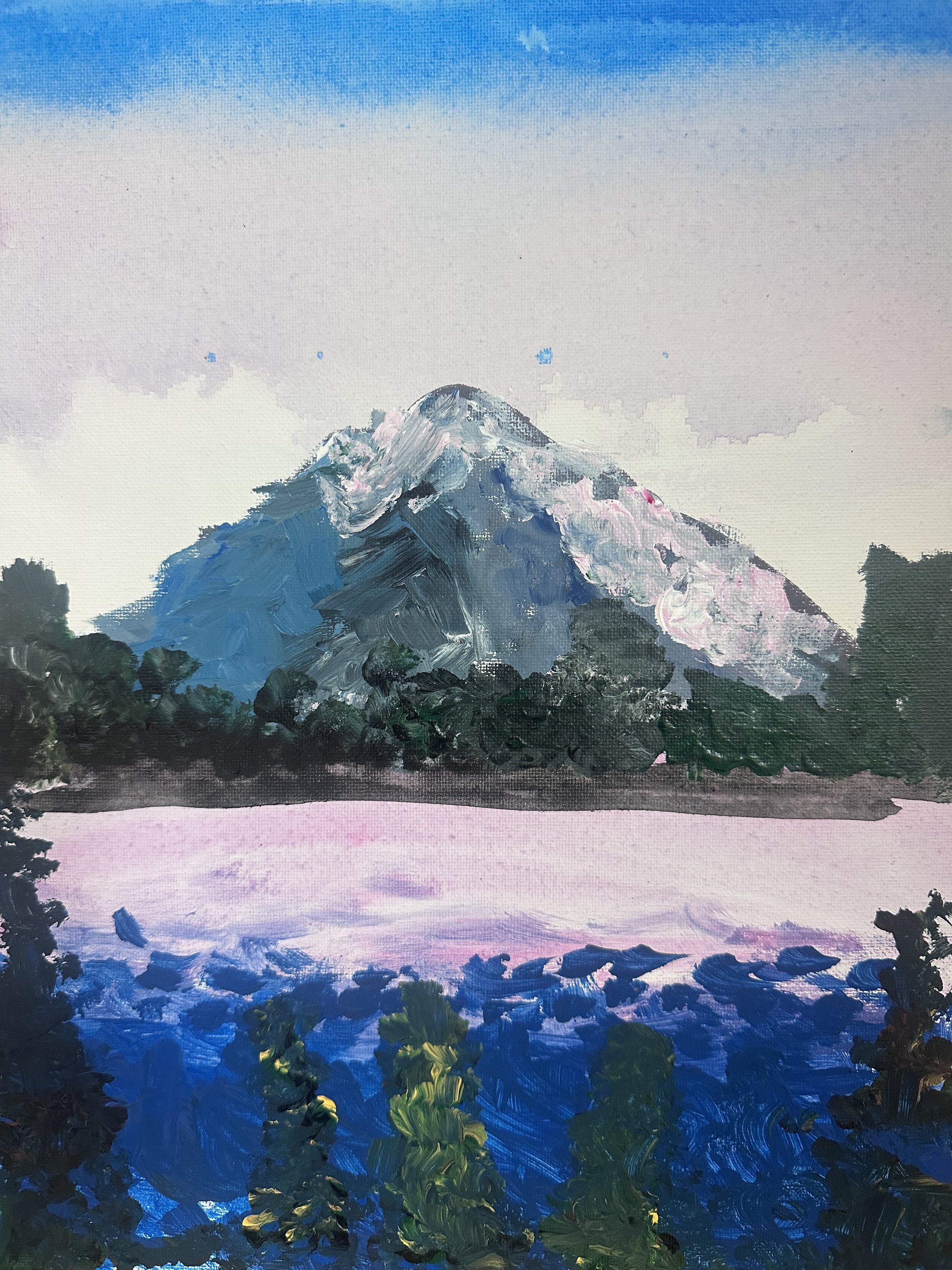 Emilia K., Mount Rainier, Lota's Art Studio