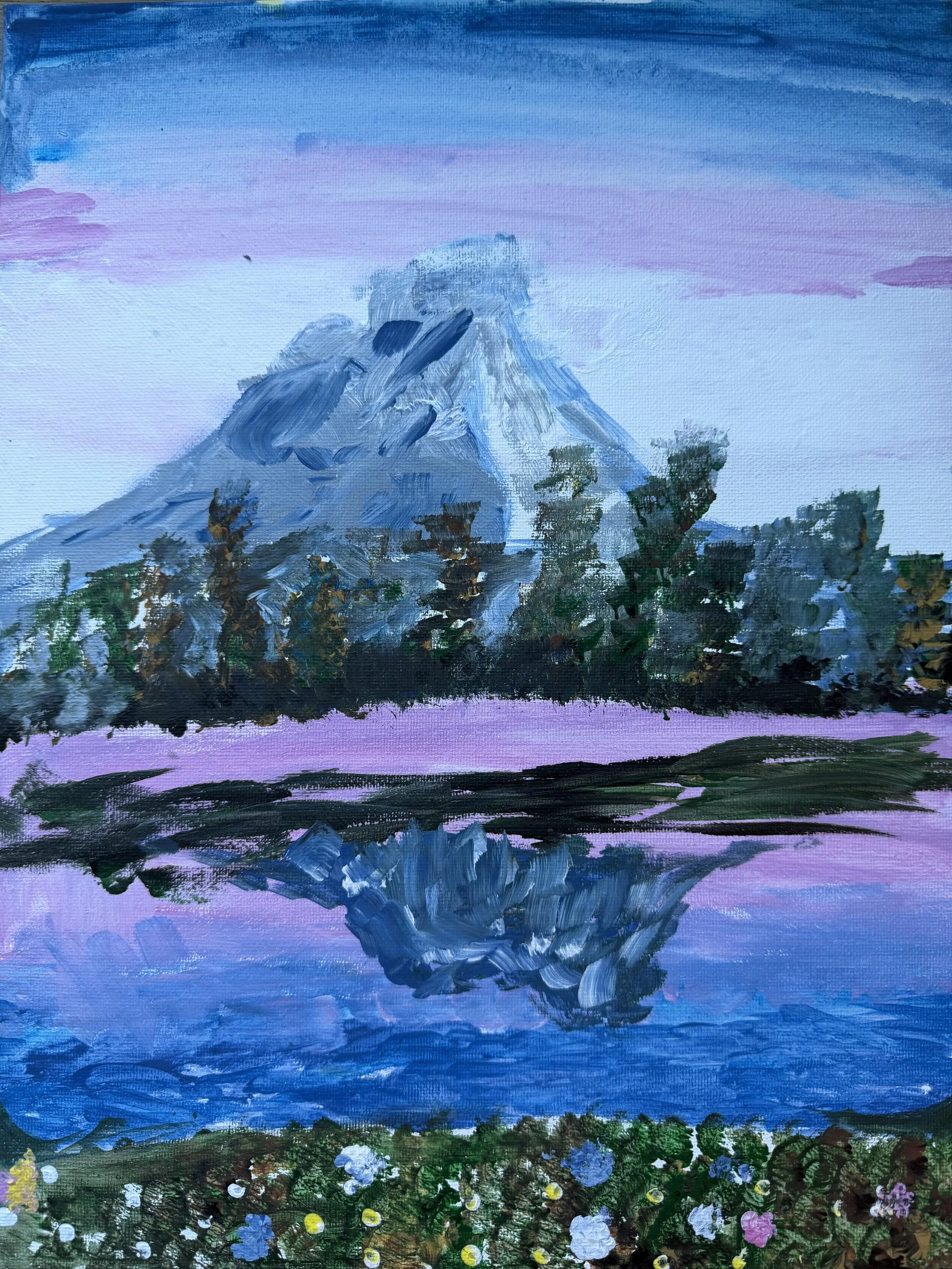 Mount Rainier, Samira A., Lota's Art Studio