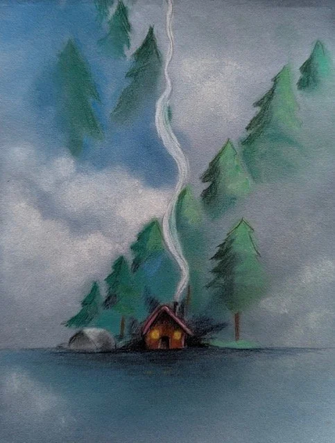Lonely house at the shore, Chloe B. 