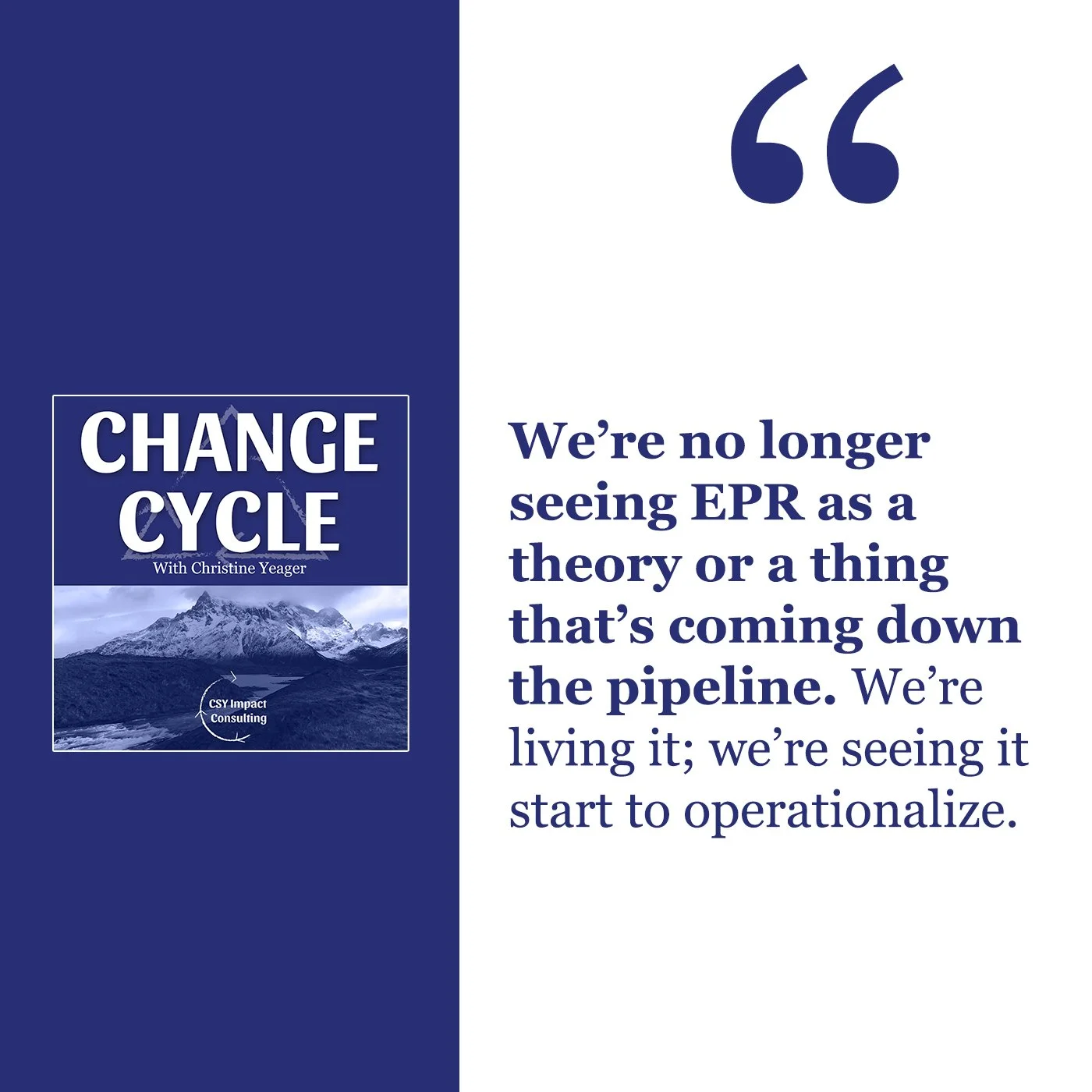 Change Cycle | Responsible End Markets