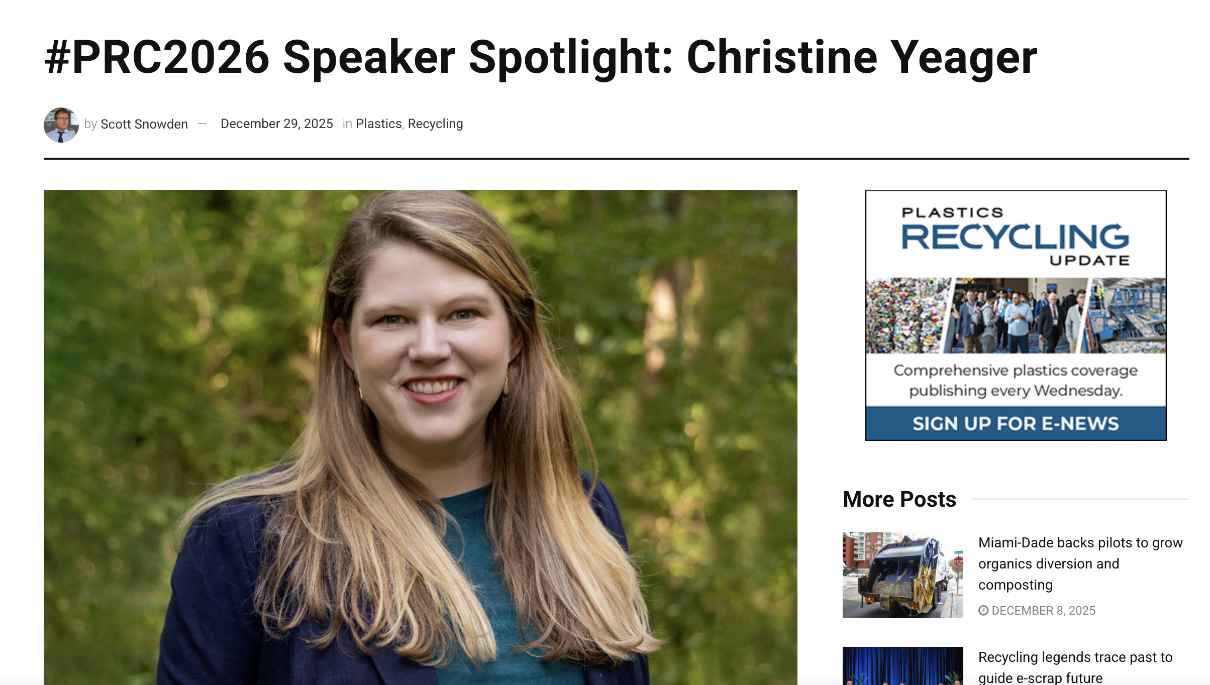 PRC Speaker Spotlight