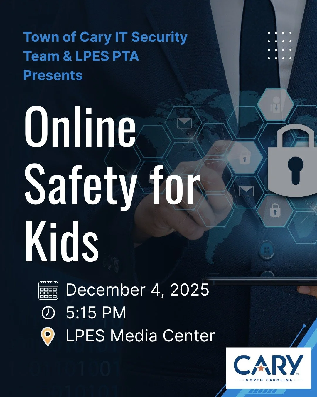 Join us for the Cyber Meeting tonight! We will have coffee, hot chocolate, donuts and bagels. We hope to see you there!