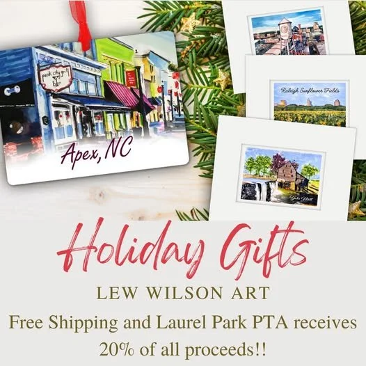 Are you wanting to start your holiday shopping? Here is a great place to start! Check out these beautiful ornaments by a local artist that will make your decorations pop!!

Local artist Lew Wilson supports local schools with an ongoing fundraiser. Us