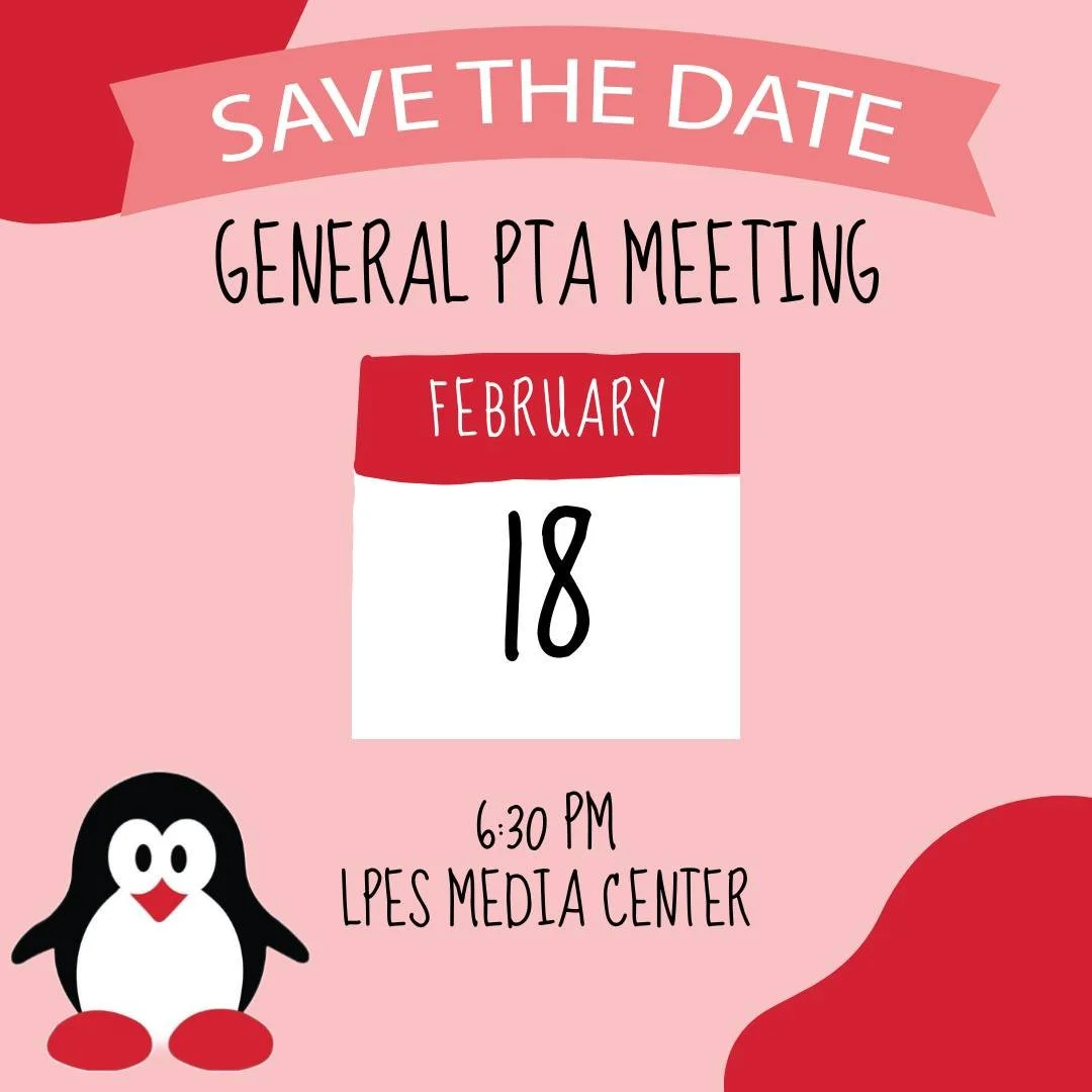 Join us in person tonight at 6:30pm for our general PTA meeting.  Hear what events the PTA has planned for the rest of the year and how you can get involved.