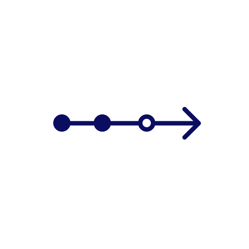 Icon of a journey, communicating that Katey can help you understand the process of accessing support