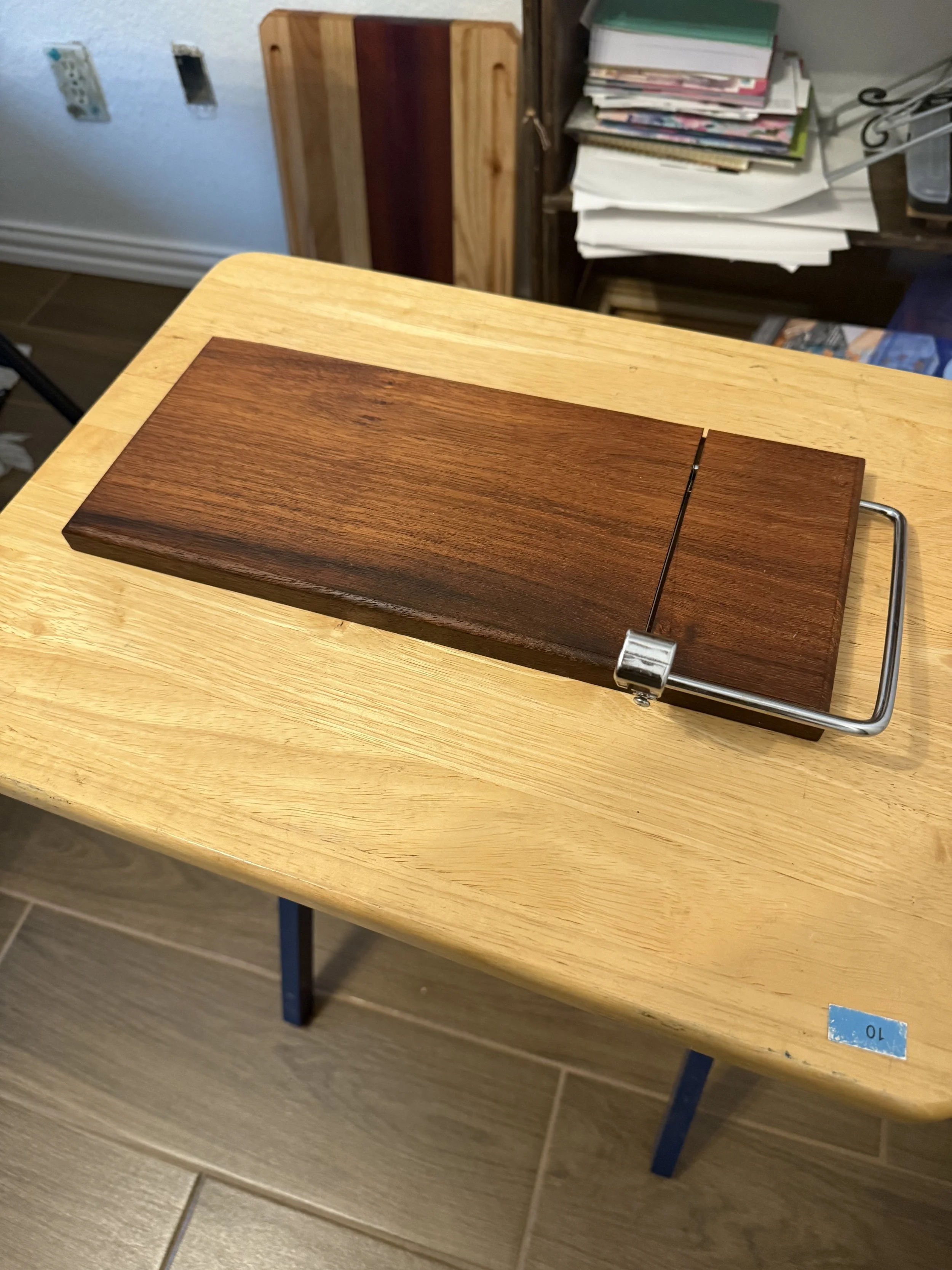 Large Walnut Cheese Cutter Board