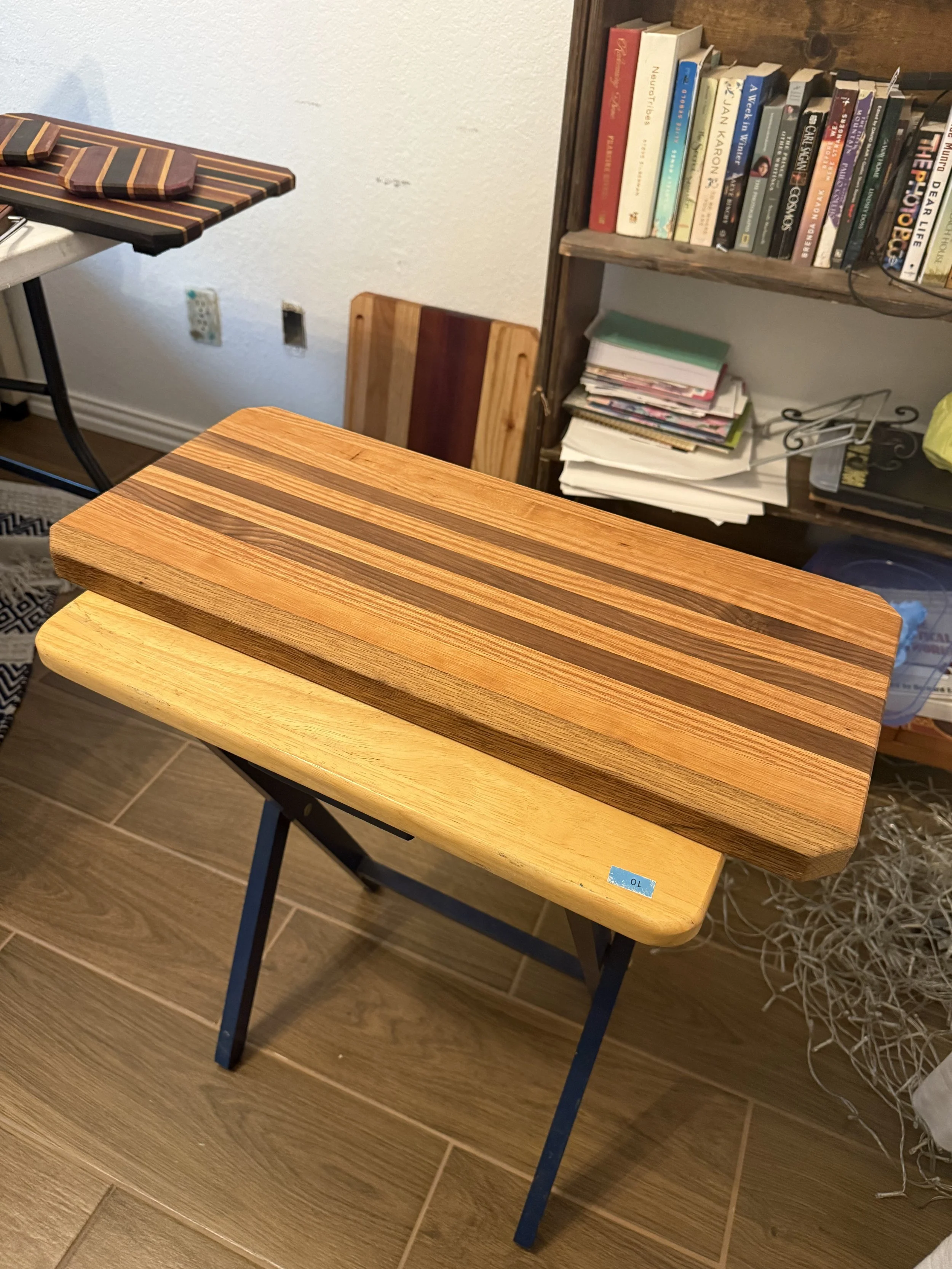 Large Cutting & Chopping board of Oak and Cherry, WTDWKing Original