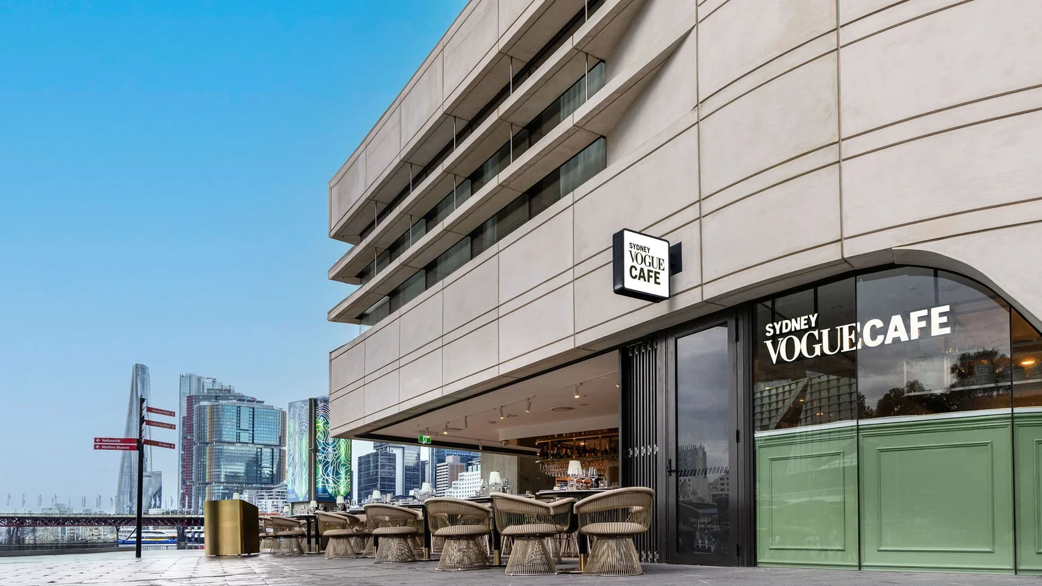Modern Australian Restaurant Darling Harbour | Vogue Cafe Sydney