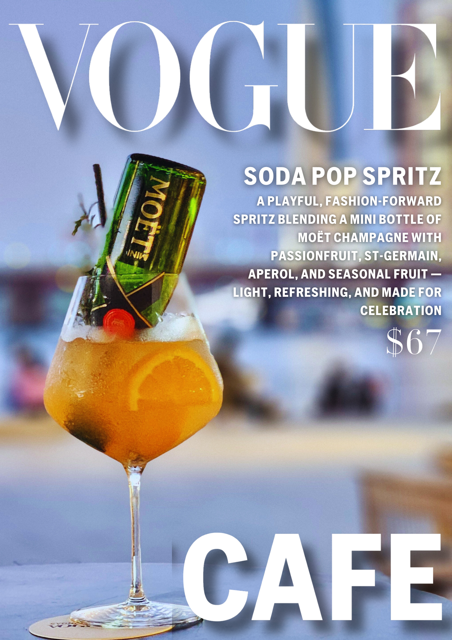 Soda Pop Spritz at Vogue Café