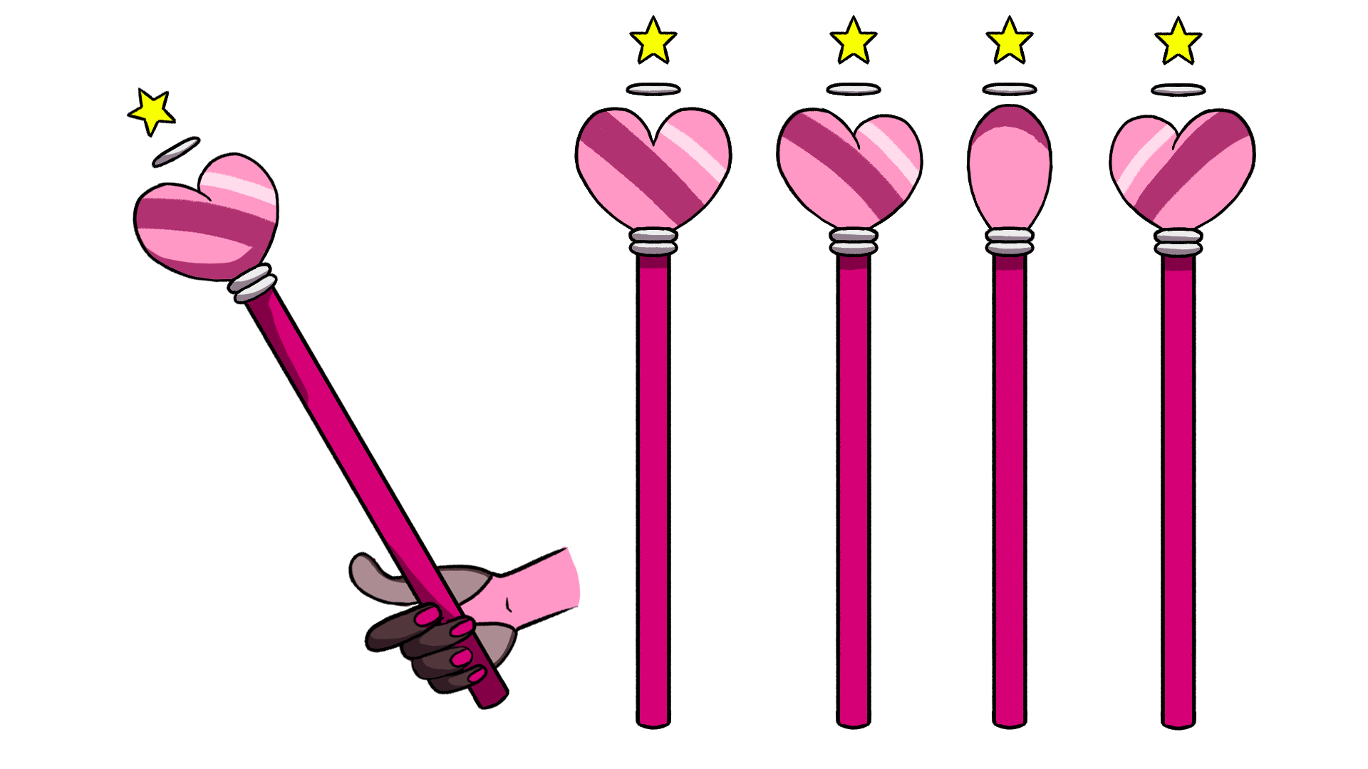 Magical Girls Never Die - Heart Wand