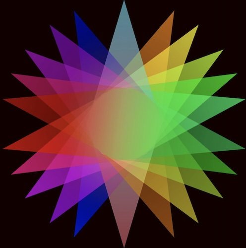 Rainbow Star by Scott Hewicker