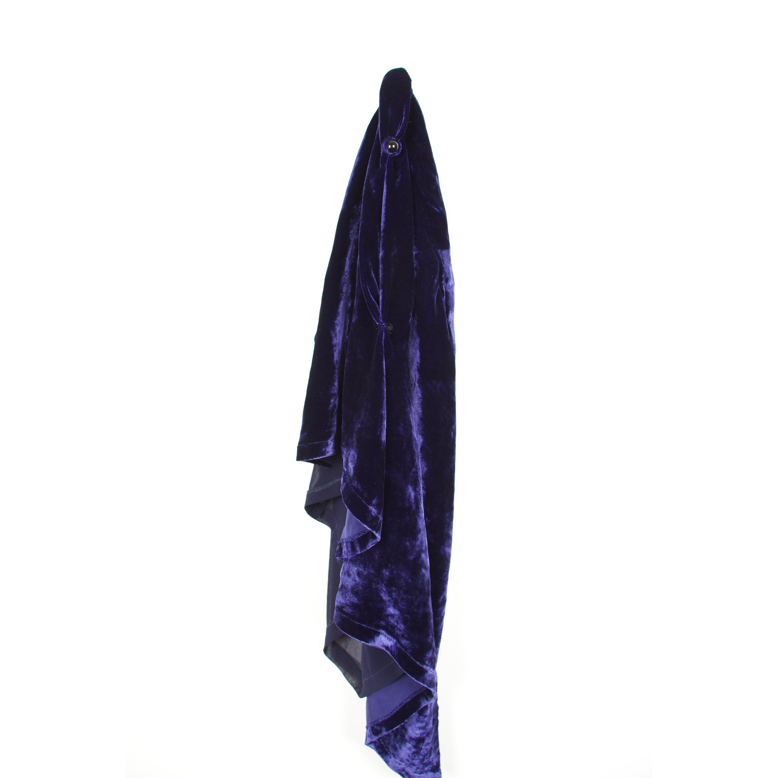 The relief, silk velvet, glass, acrylic, gelified water from the Limmat River, clay, 2024
