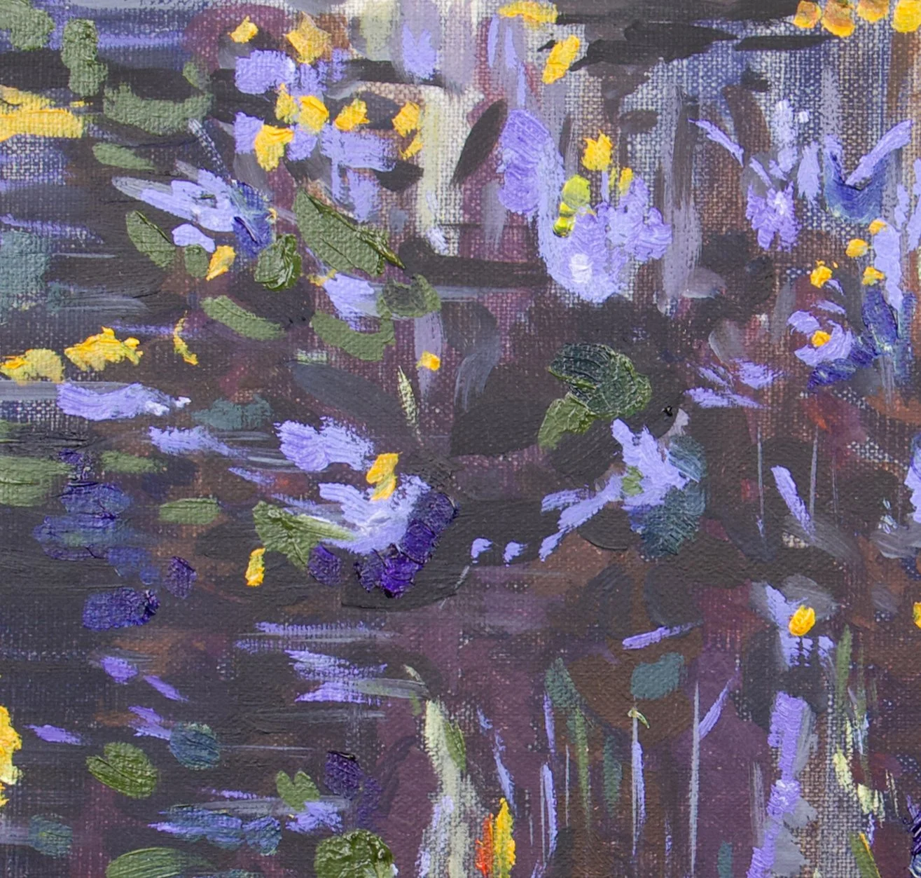 Luzes vagas (detail) 2025 oil on linen