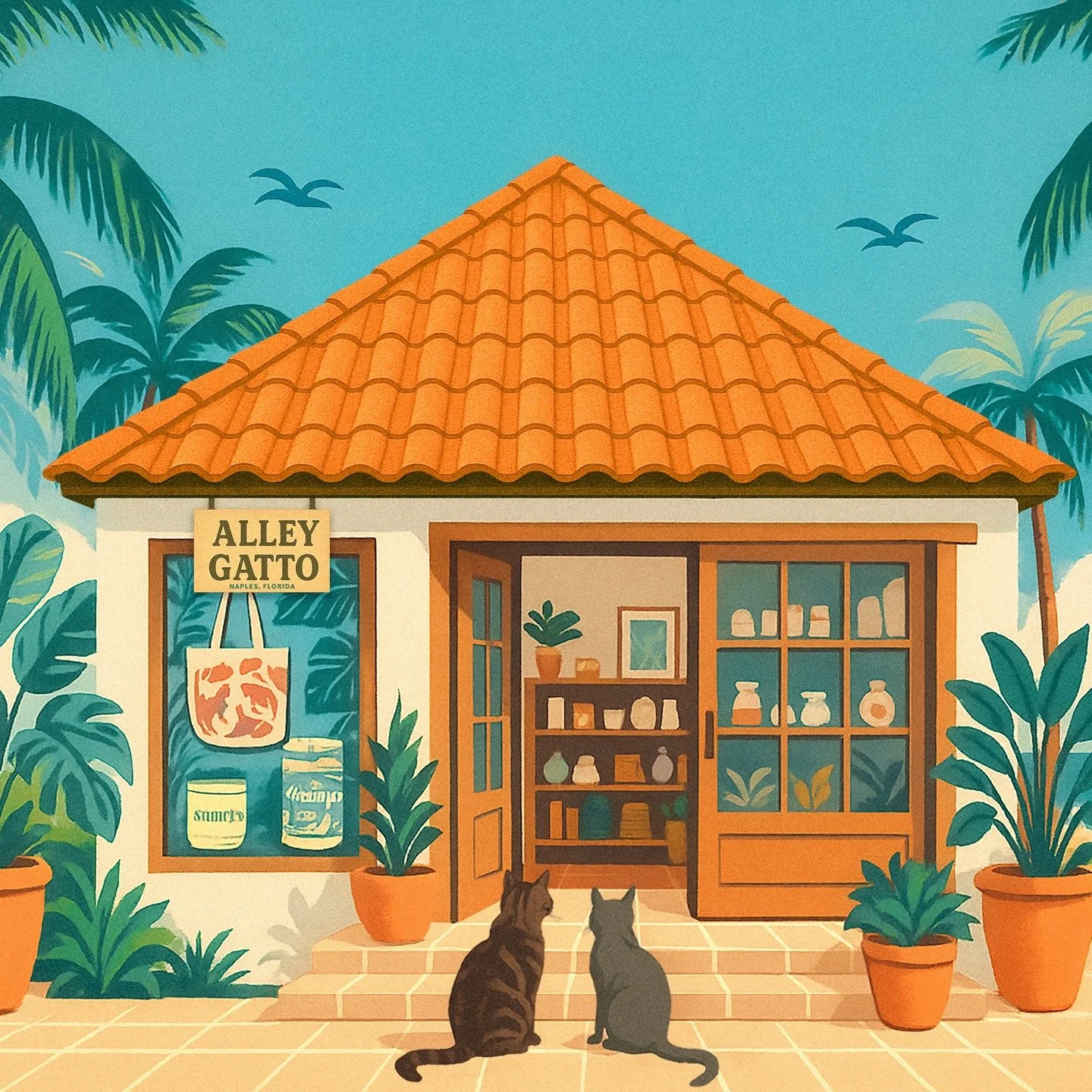 🎉 We&rsquo;re OPEN! 🎉
Introducing Alley Gatto &ndash; a playful little shop inspired by cats, gratitude, and slow coastal living.

🐾 Our debut collection features eco-friendly tote bags with whimsical cat illustrations like &ldquo;Roland Gatto&rdq