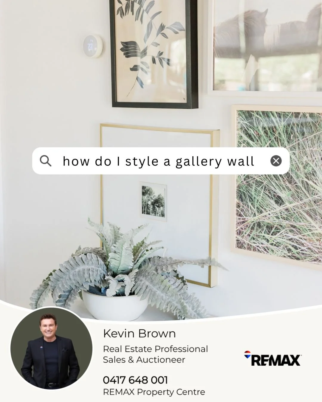 🎨 Thinking about a gallery wall?

It&rsquo;s more than just d&eacute;cor, it&rsquo;s a chance to show off your style and your favourite memories. A few tips to get started:

✅ Curate pieces that complement your home&rsquo;s colours or tell a sto