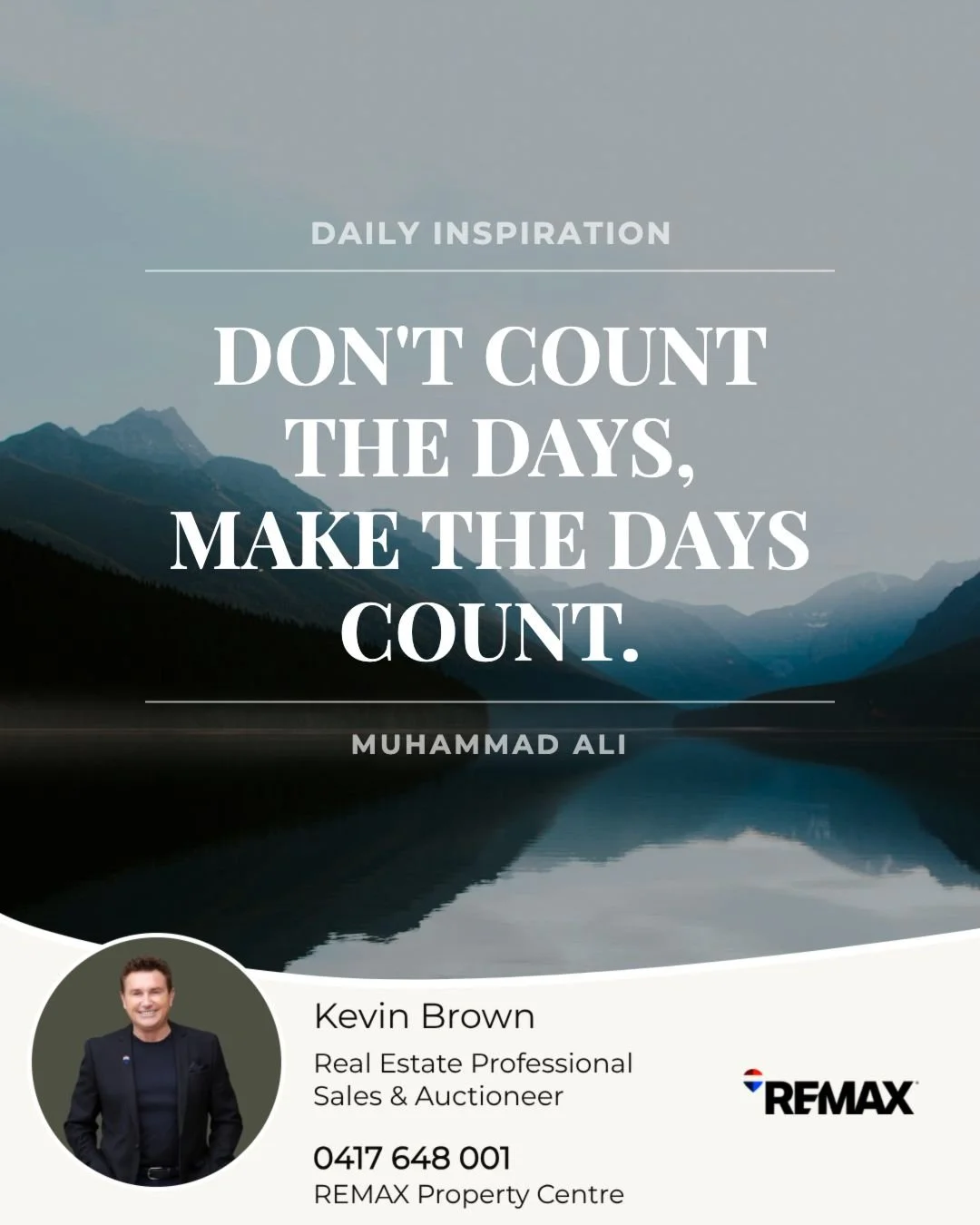 A little reminder: it&rsquo;s not about watching time pass &mdash; it&rsquo;s about making each day count. Set goals, chase what matters, and create moments you&rsquo;ll actually remember.

What&rsquo;s one thing you&rsquo;re determined to make cou