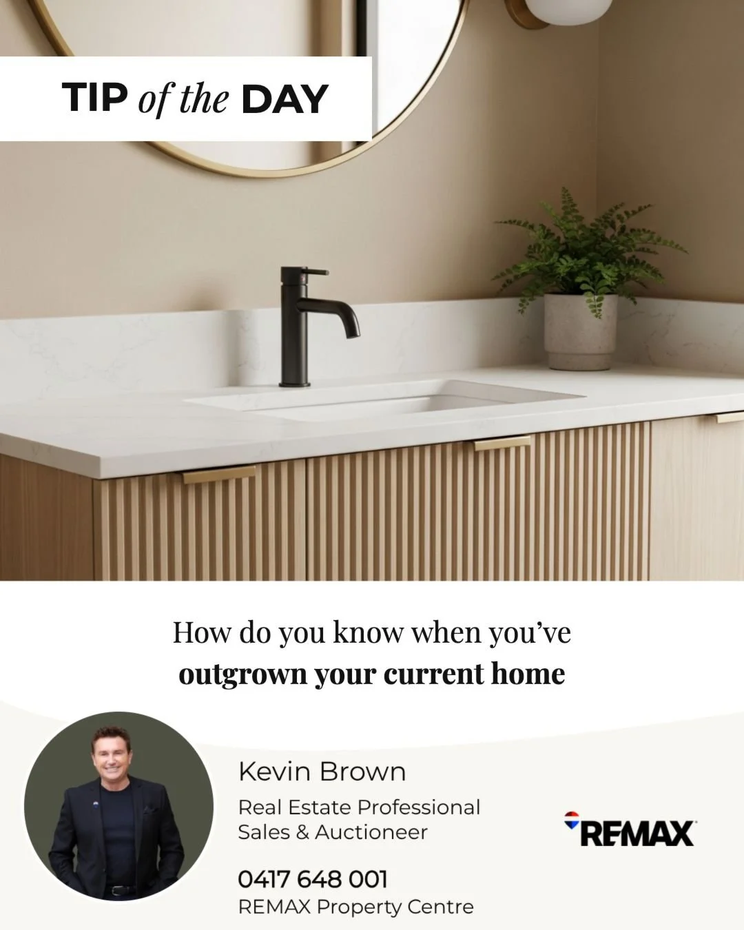 How do you know when it&rsquo;s time to move on from your current home? 🏡

You might be outgrowing your place if you&rsquo;re noticing things like:
 📈 Running out of space or storage
 🚪 Needing extra bedrooms or more versatile living areas
 ?