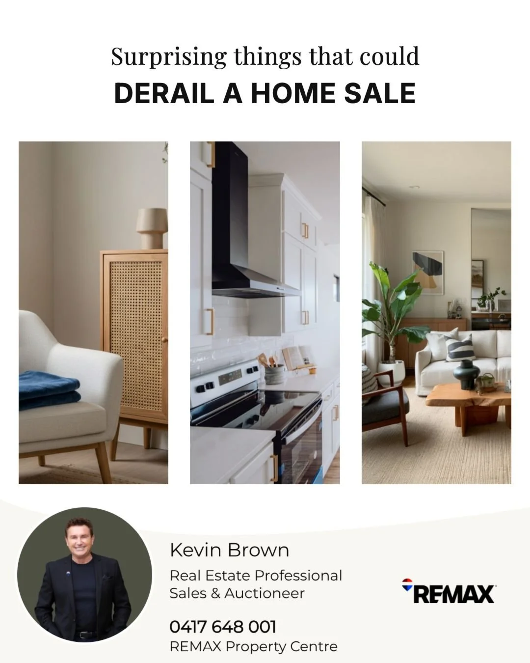 First impressions happen fast, and sometimes before a buyer even steps inside. Here are a few easy-to-miss details that could be costing you offers. 🏡✨

🚫 Outdated fixtures that make the place feel tired
🚫 Lingering smells from pets, smoke, or 