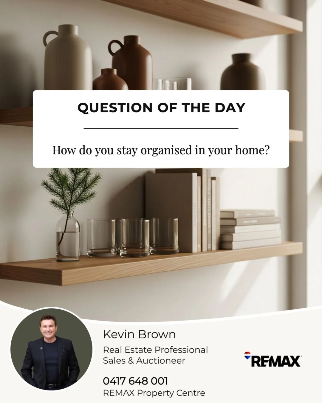 An organised home doesn't happen by accident, so what's your secret? 🏡✨

Whether it's a clever storage system, a daily reset routine, or simply committing to less stuff &mdash; everyone has their own approach.

Share your best tips in the commen