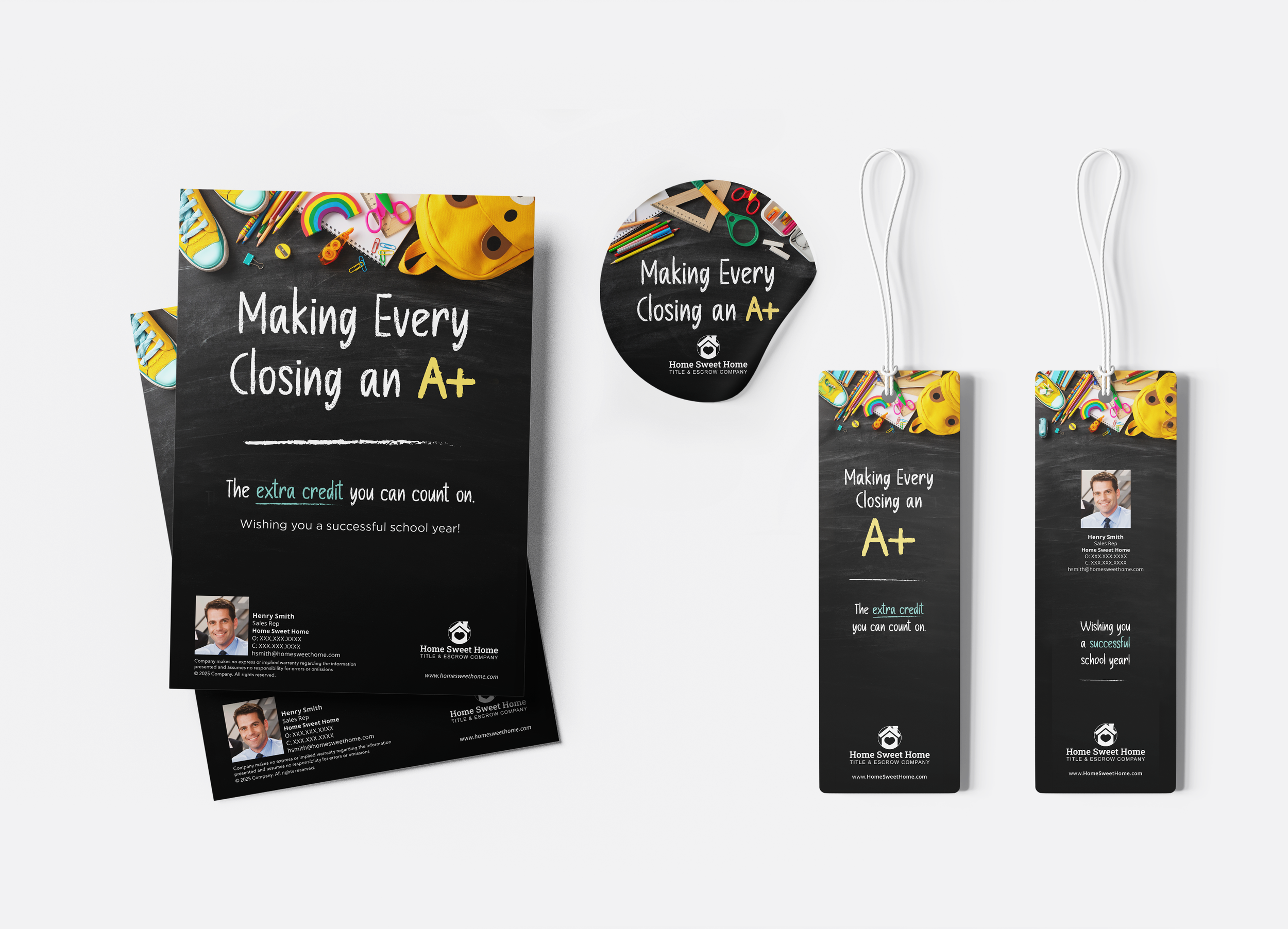 Back To School Print Pieces