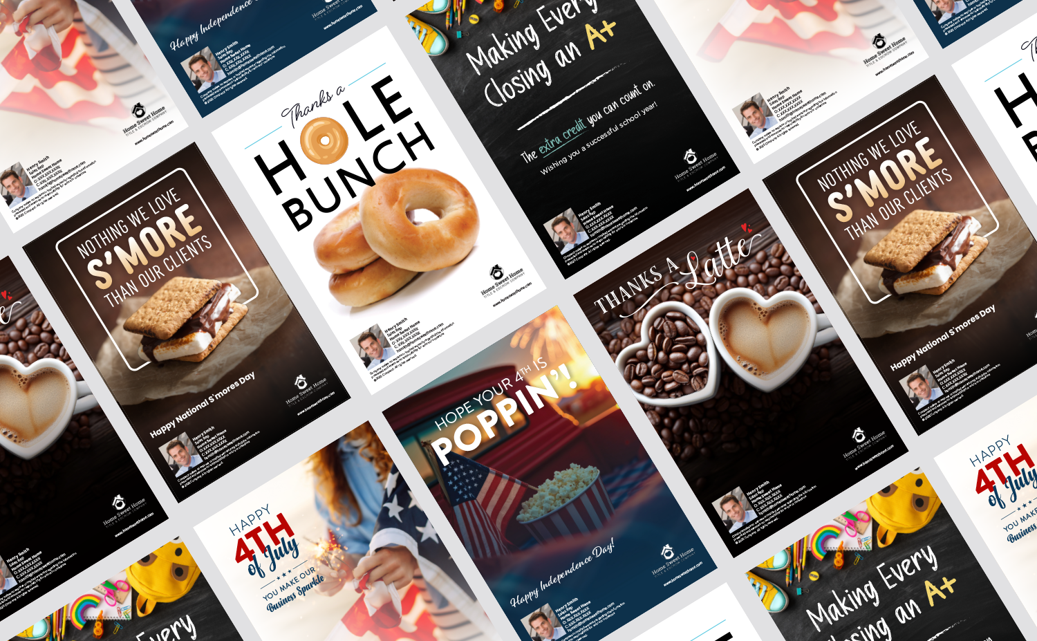 Seasonal Pop-By Marketing Collateral