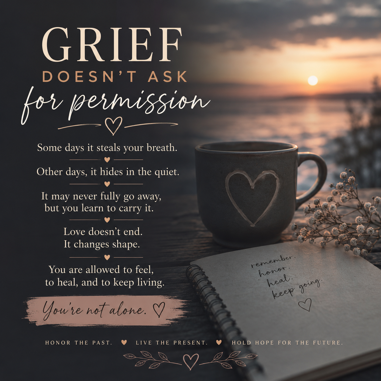 Grief Doesn’t Ask for Permission