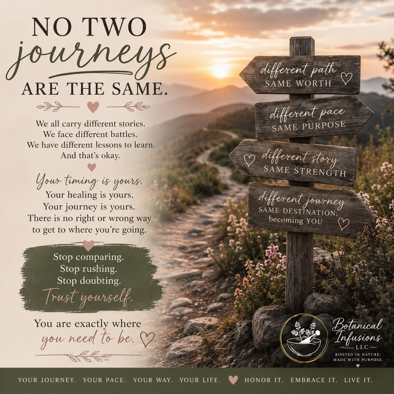 No Two Journeys Are the Same