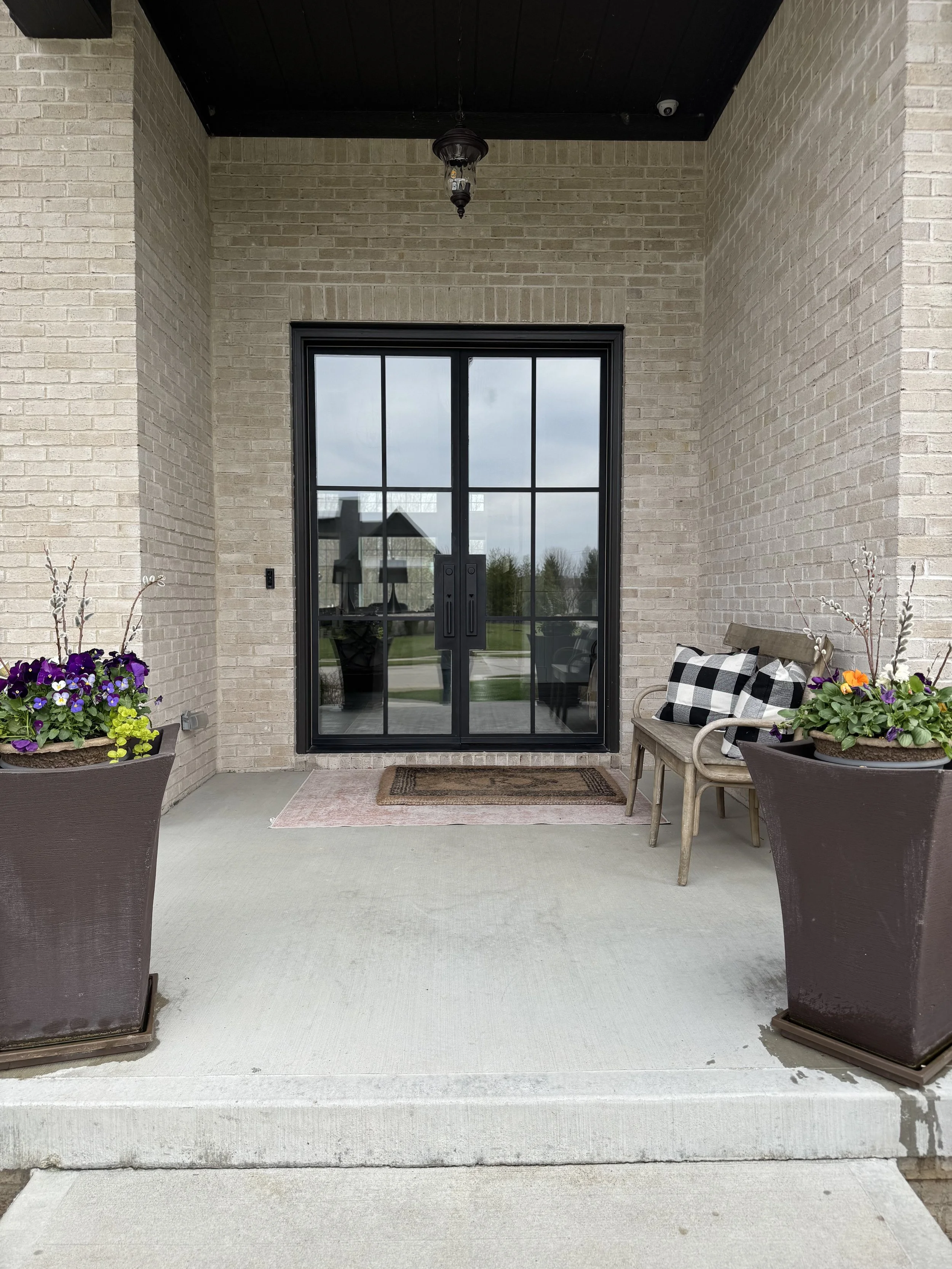 Custom Iron French Door