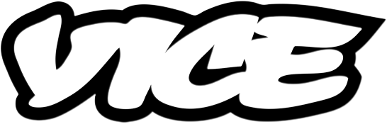 Animated black and white graffiti-style text spelling 'VICE'.