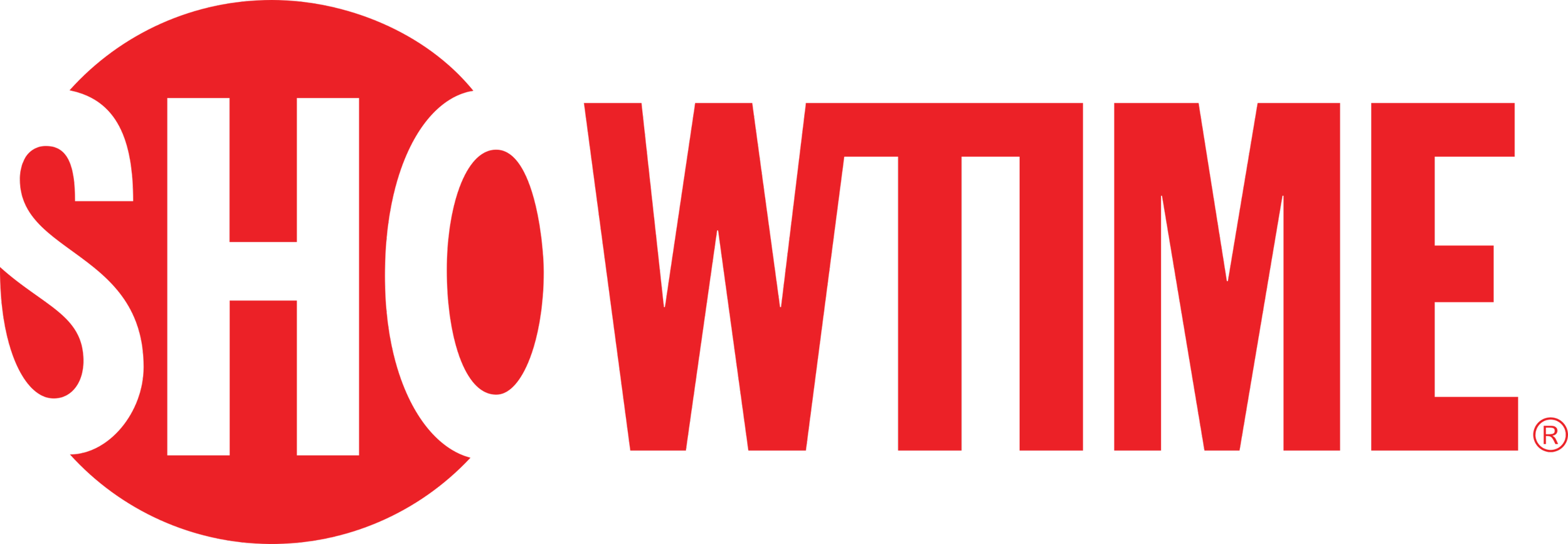 The Showtime logo with the word SHOWTIME in red capital letters inside a red oval.