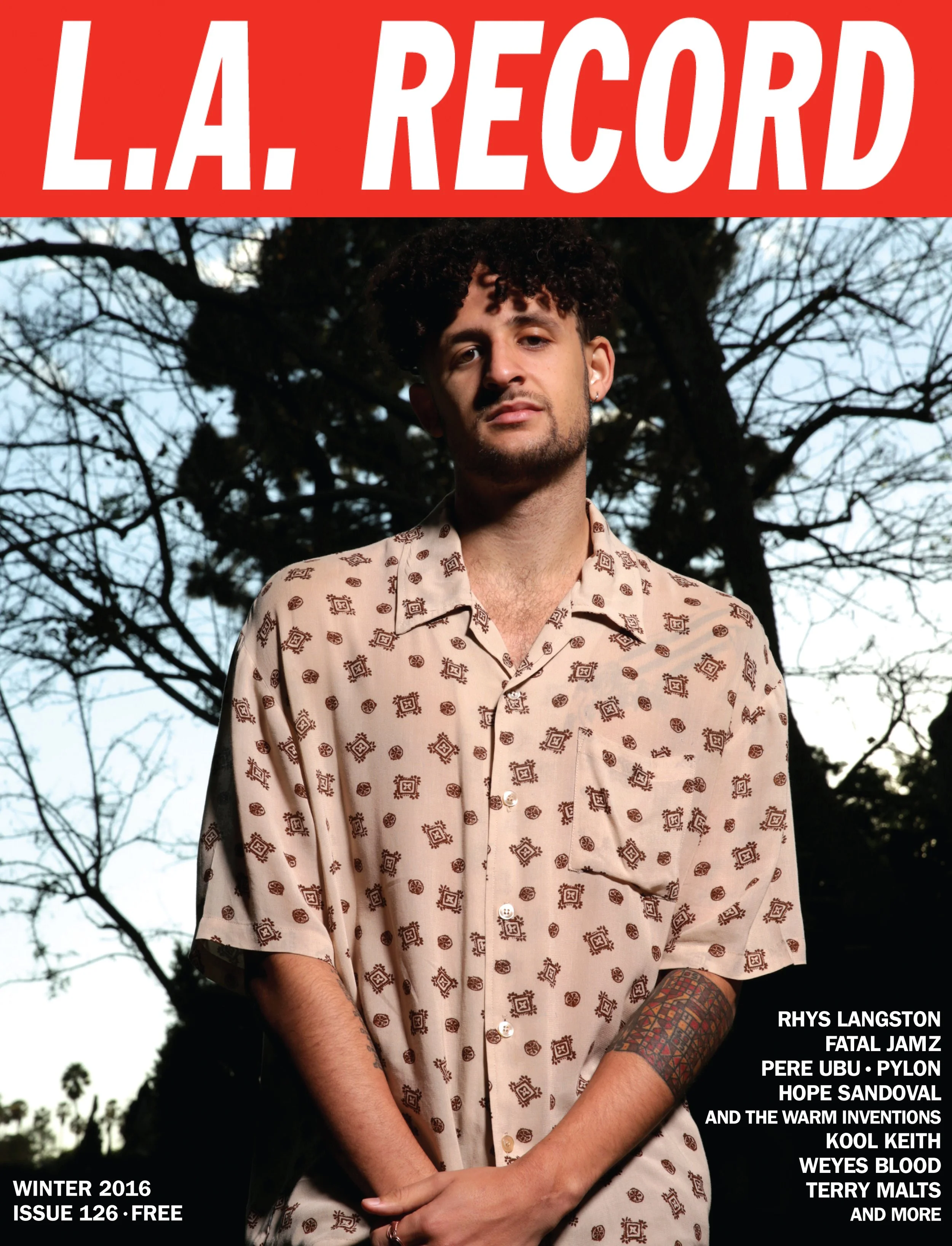 Rhys Langston for LA Record