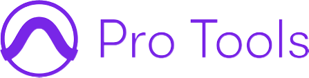 Pro Tools logo with purple icon and text