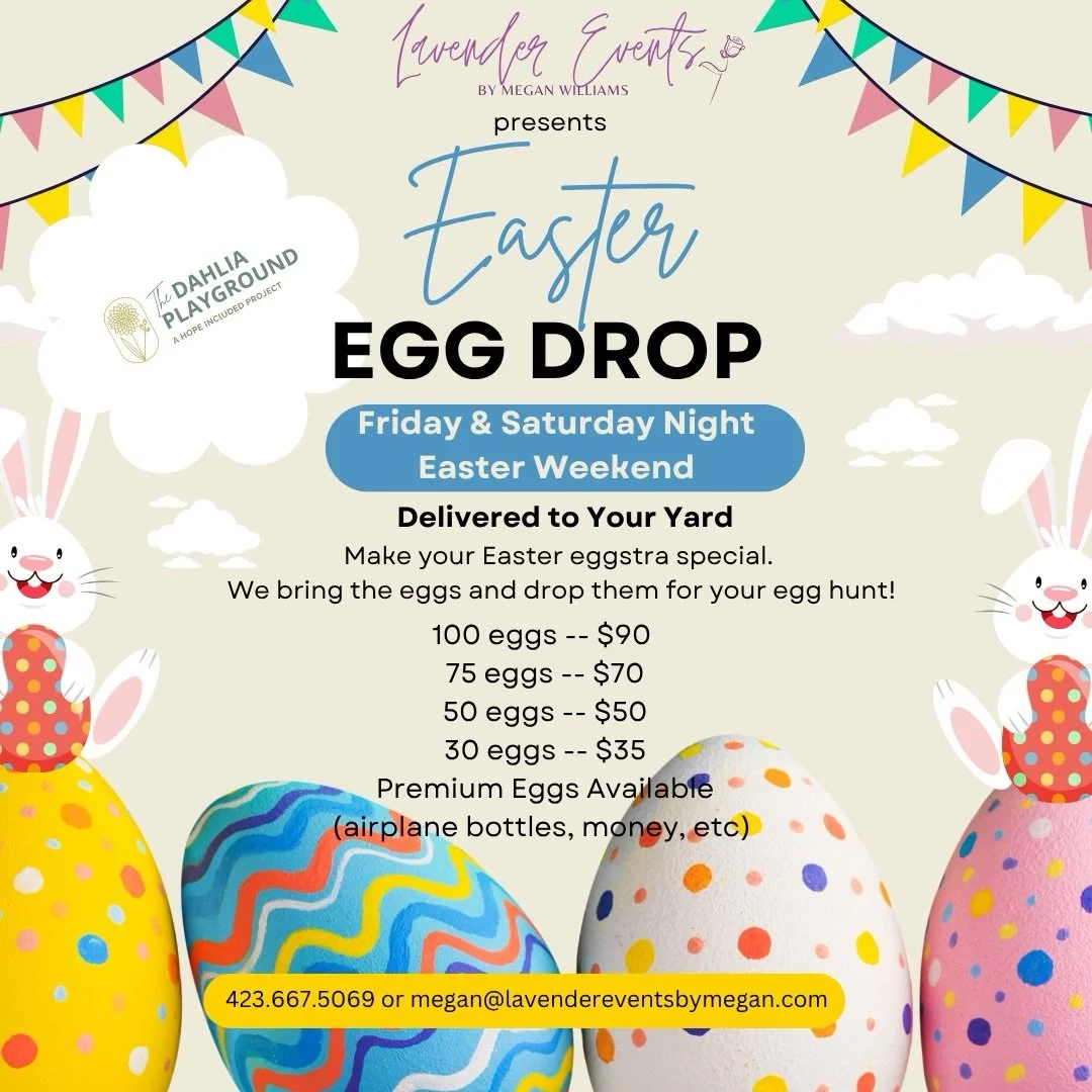 Last call for Easter Eggs! Delivered to your Chattanooga area yard! Reach out to support @thedahliaplayground