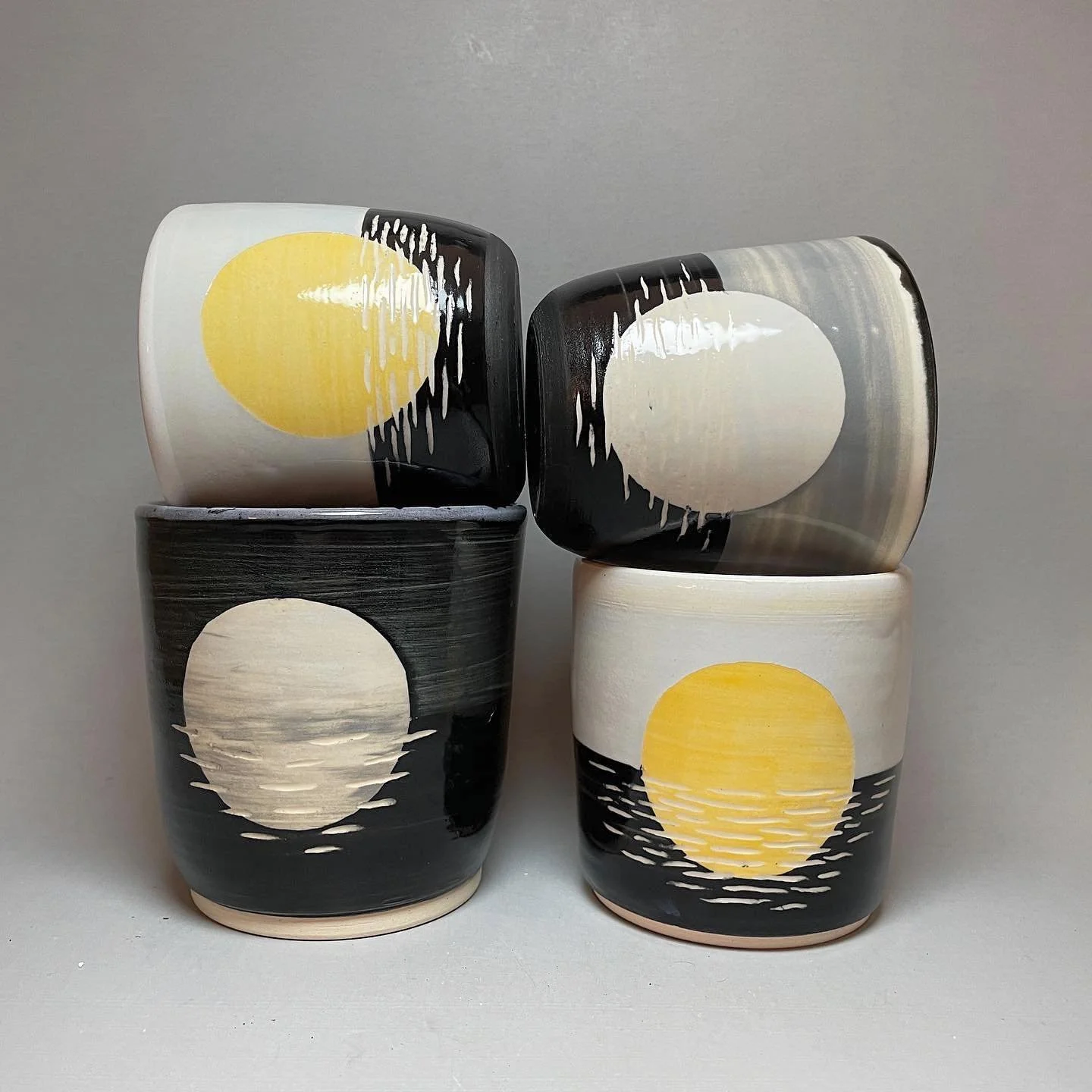 Sun and moon mugs

#artistsofportland #portlandartist #portlandoregon #portlandart  #portlandartists