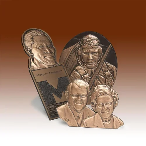 3D Bronze Plaque Designs for Business Signage