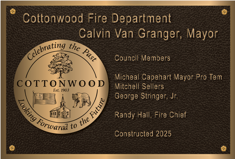 Municipal Bronze Plaque for Business Signage