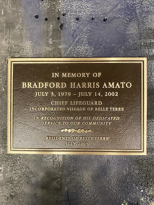 Memorial Bronze Plaque for Public Business Signage