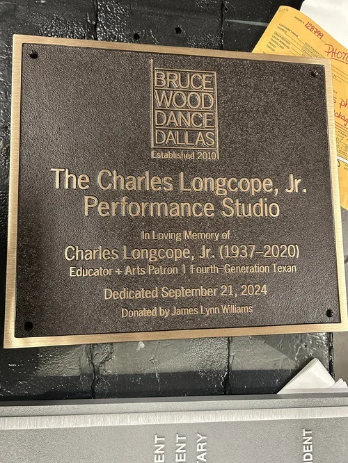 Custom performance studio dedication plaque featuring signage for schools, university signage, and campus signage honoring educational arts facilities, donor recognition, and lasting campus achievements.