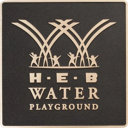 Park Identification Bronze Plaque for Business Signage