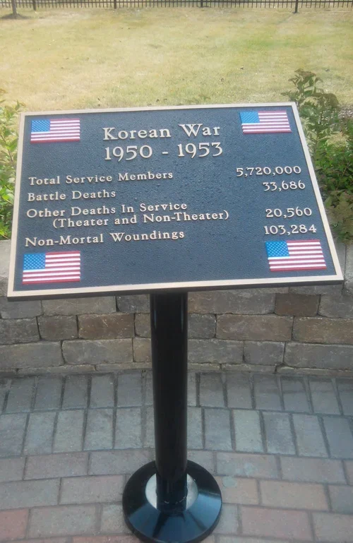 Bronze Plaque Korean War Memorial Business Signage