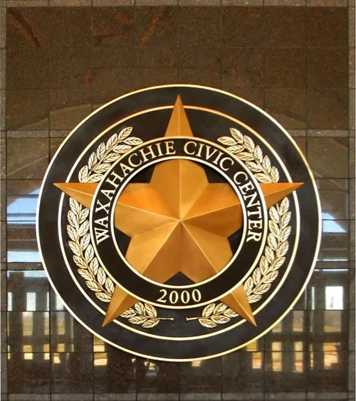Civic Center Bronze Plaque for Business Signage