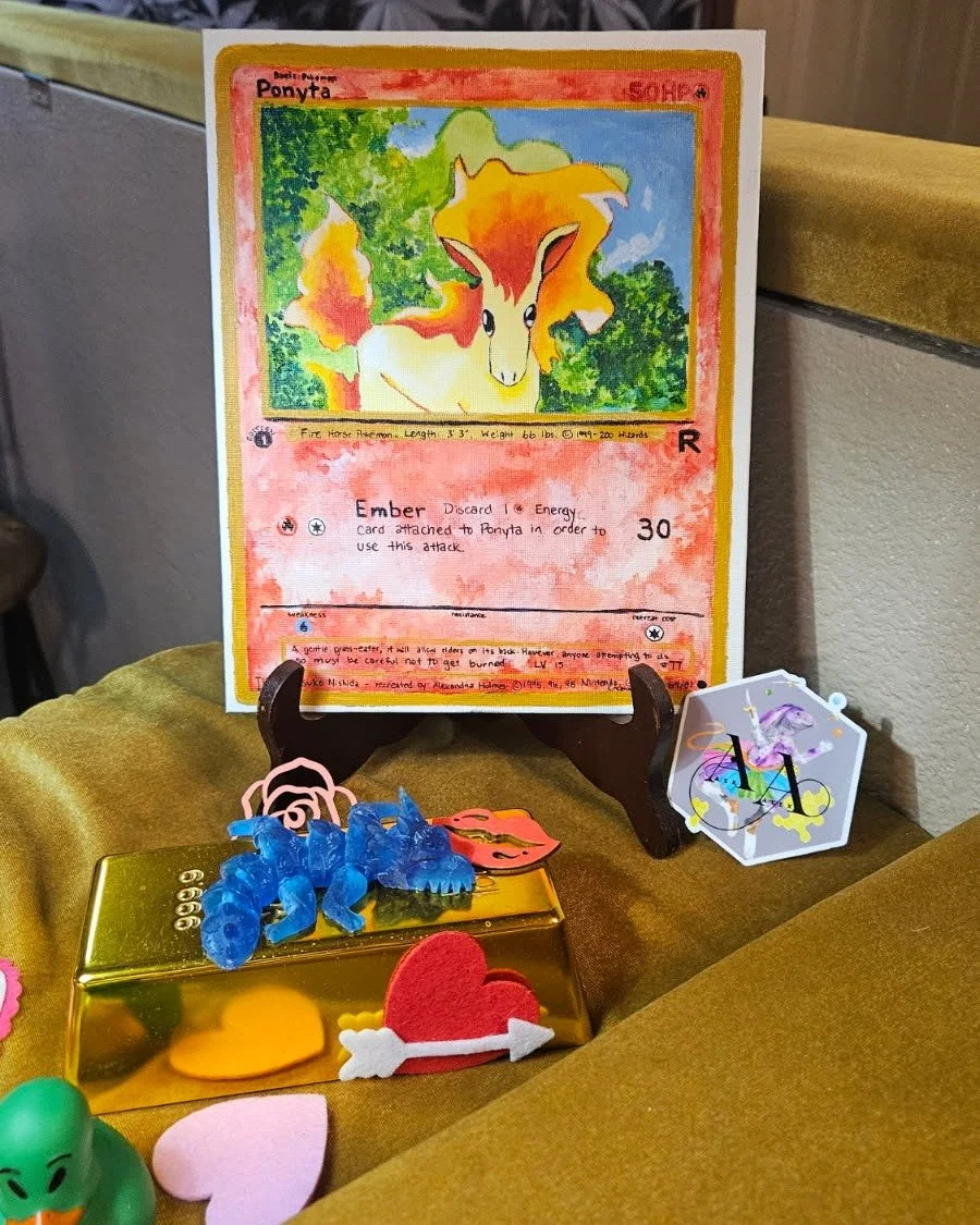 New month...new painting! Chinese/Lunar New Year is February 17th and it's the year of the Red Fire Horse. A rare Red Fire Horse year rolls around every 60 years and represents strength, boldness, growth and energy.  It is a year to embrace personal 