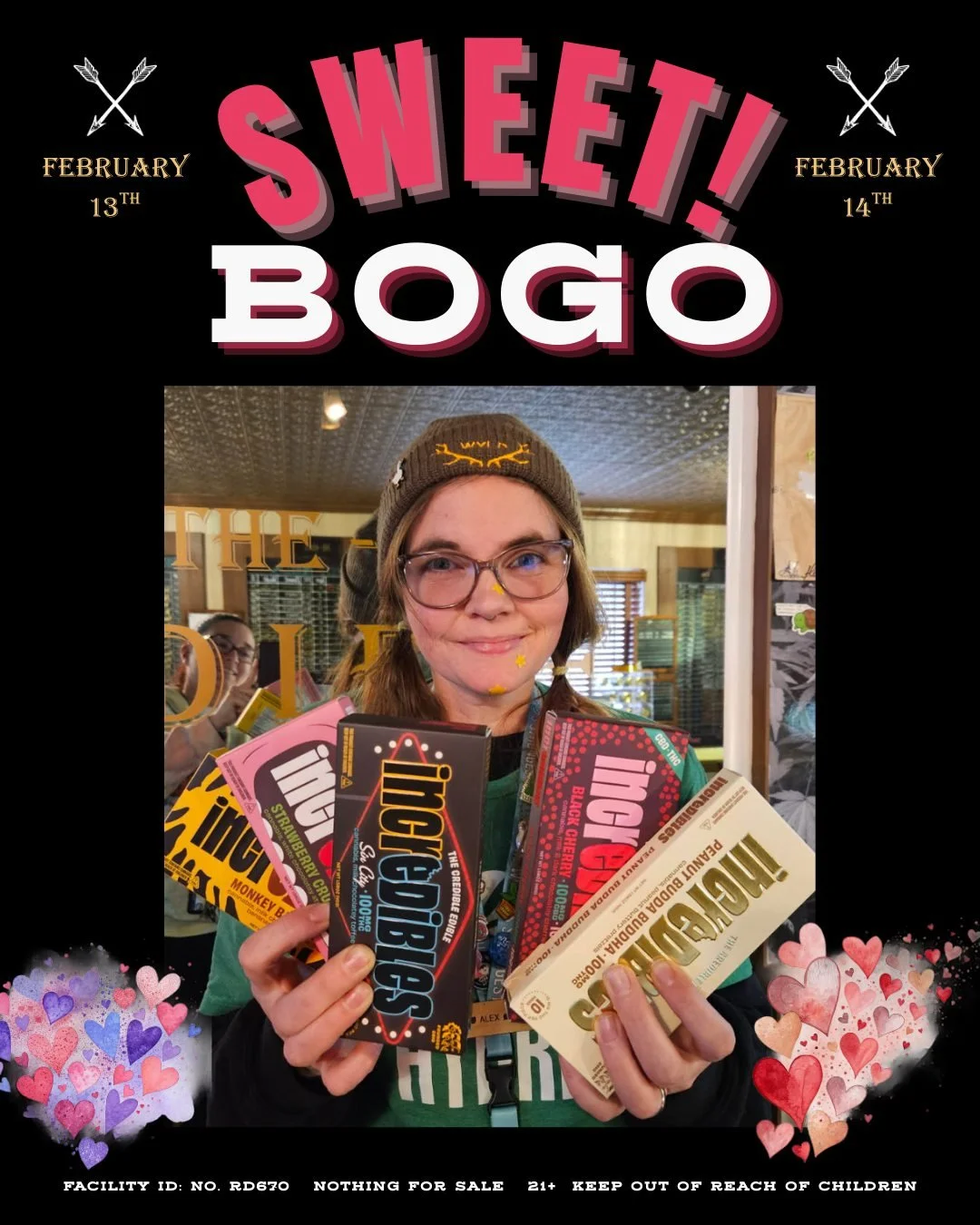 💕💝🍫😍 Sweet! Grab this deal on delicious Valentine's Day treats today and tomorrow (February 13th and 14th). BOGO on Incredibles chocolates (@iloveincredibles_official)  in a variety of flavors you will fall in love with: Strawberry Crunch, Sin Ci