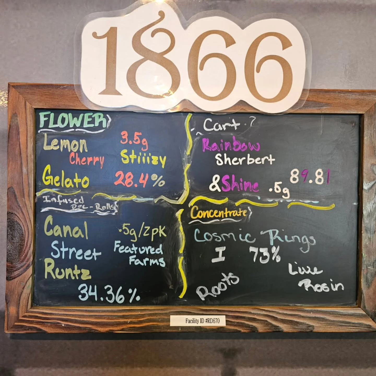 Its that time of the week again!! Fresh drops are here! The special board has been refreshed, and we can't wait to see you at 10 am! Nothing for sale, keep out of reach of children. Must be 21 or older