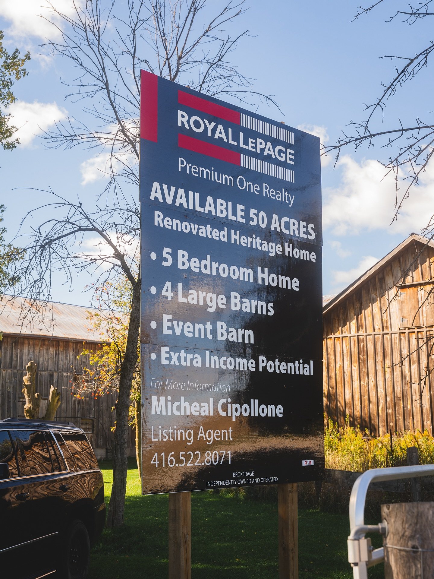 If you were looking for a sign&hellip; this is the one.

Fifty acres of pure potential &mdash; featuring a renovated 1864 heritage home, 4 barns, and the perfect canvas for your next chapter.
Host unforgettable events, create your dream retreat, or s