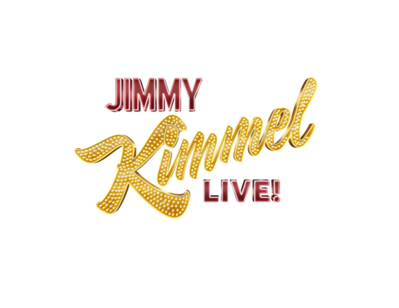 Colorful retro-style sign reading 'Jimmy Kimmel Live!'